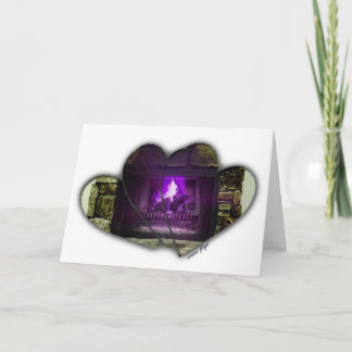 Herz und Herz Feiertagskarte