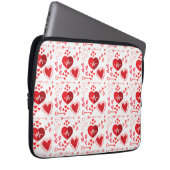 Herz und Honig der roten Liebe Laptopschutzhülle (Vorne Rechts)