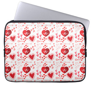 Herz und Honig der roten Liebe Laptopschutzhülle