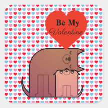 Herz- und Hundekleber