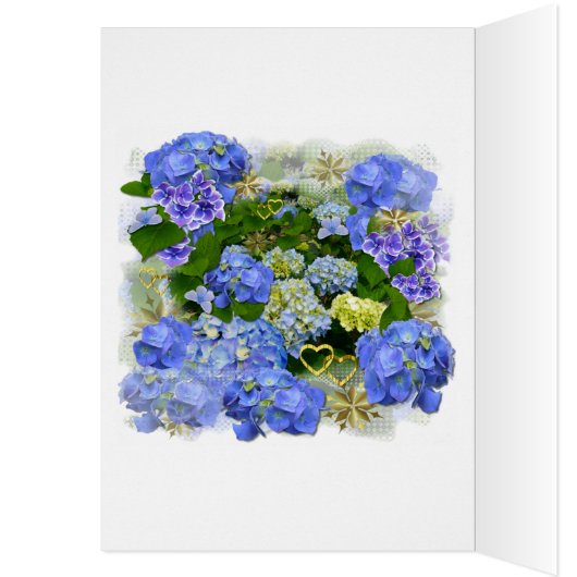 Herz und Hydrangeas (Innen (Links))
