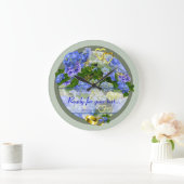 Herz und Hydrangeas ~ Uhr (Zuhause)