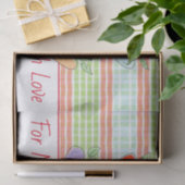Herz und Kariert Seidenpapier (Geschenk)