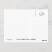 Herz und Katze Postkarte (Rückseite)