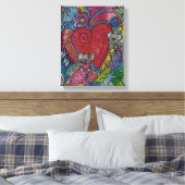 Herz und Koalas Leinwanddruck (Insitu (Schlafzimmer))