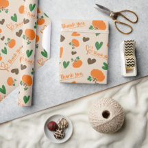 Herz und Kürbis glücklich Thanksgiving nahtlos