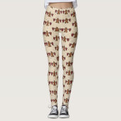 Herz und Lebkuchen Leggings (Vorderseite)