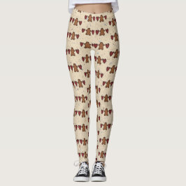 Herz und Lebkuchen Leggings
