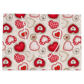 Herz und Liebe Große Geschenktüte (Rückseite)