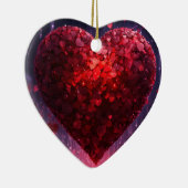 Herz und Liebe Keramik Ornament (Rechts)