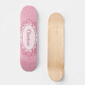 Herz und Liebe Mini-Skateboard Skateboard (Vorderseite)