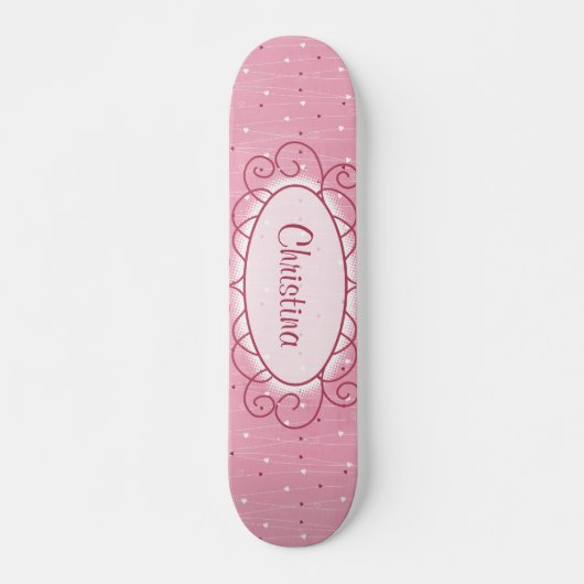 Herz und Liebe Mini-Skateboard Skateboard (Vorne)