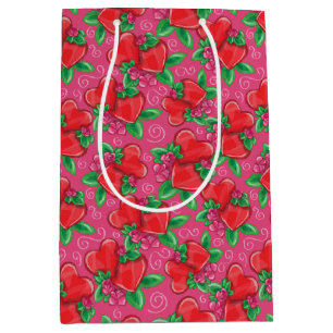 Herz und Liebe Mittlere Geschenktasche Geschenktüte