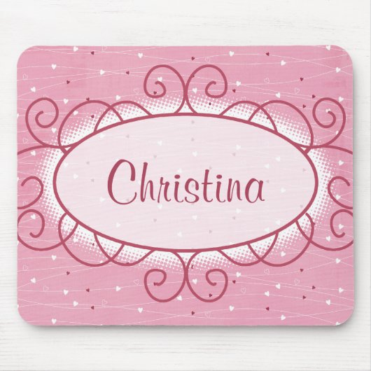 Herz und Liebe Mousepad (Vorne)