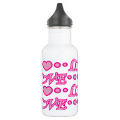 Herz und Liebe Trinkflasche (Links)