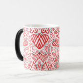 Herz und Liebe Valentinstag Verwandlungstasse (Vorderseite Links)