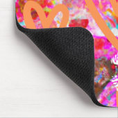 Herz und Lippen Mousepad (Ecke)