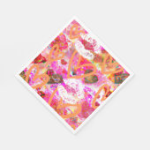 Herz und Lippen Serviette (Ecke)