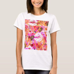 Herz und Lippen T-Shirt