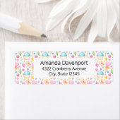 Herz und Muffins Deluxe Wasserfarben Muster (Insitu)