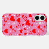 Herz und Musiknoten Case-Mate iPhone Hülle (Rückseite (Horizontal))