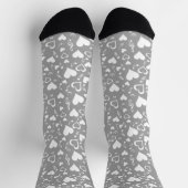 Herz und Musiknoten Socken (Oben)