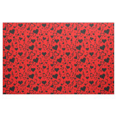 Herz und Musiknoten Stoff (Fat Quarter (45,7 x 55,9 cm))