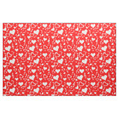 Herz und Musiknoten Stoff (Fat Quarter (45,7 x 55,9 cm))