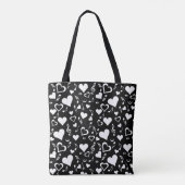 Herz und Musiknoten Tasche (Rückseite)