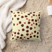 Herz und niedliche Ladybugs Kissen (Decke)