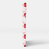 Herz und Pfeil der roten Liebe iPhone Hülle (Rechte Seite)