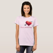 HERZ UND PFEIL T-Shirt (Vorne ganz)