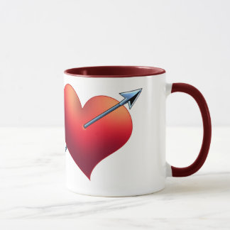 HERZ UND PFEIL TASSE