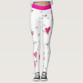 Herz- und Pfeile Leggings (Vorderseite)