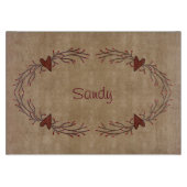 Herz und PIP Berry Glasschneideboard Schneidebrett (Vorderseite)