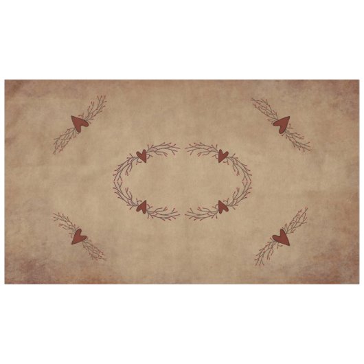 Herz und Pip Berry Tablecloth Größte Tischdecke (Vorderseite (Horizontal))