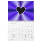 Herz und Regenbogen Fantasy Art Kalender (Jan 2027)