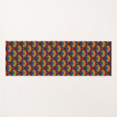 Herz- und Regenbogenmuster Yogamatte (Vorderseite (Horizontal))