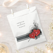 Herz und Rollen Geschenktütchen (Ausgeschnitten)