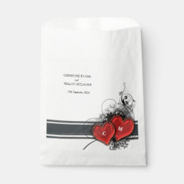 Herz und Rollen Geschenktütchen