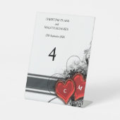 Herz und Rollen Sockelschild (Vorderseite)