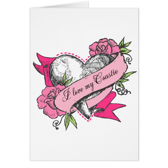 Herz und Rose (Vorne)