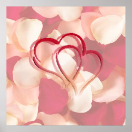 Herz und Rose Blätter AUTOGRAPH POSTER