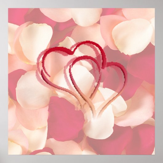 Herz und Rose Blätter AUTOGRAPH POSTER (Vorne)