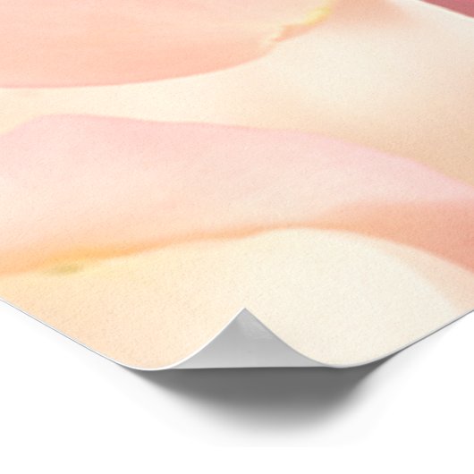 Herz und Rose Blätter AUTOGRAPH POSTER (Ecke)