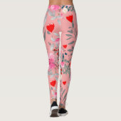 Herz und Rose Leggings (Rückseite)
