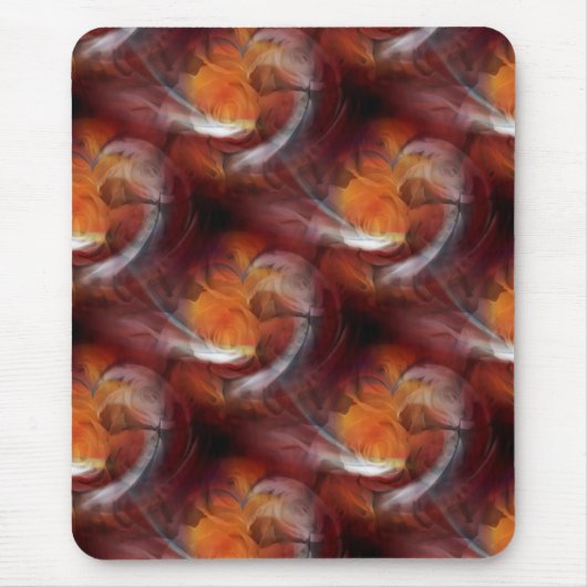 Herz und Rose Mousepad (Vorne)