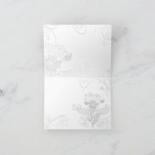 Herz und Rose Notecard Karte (Innenseite)