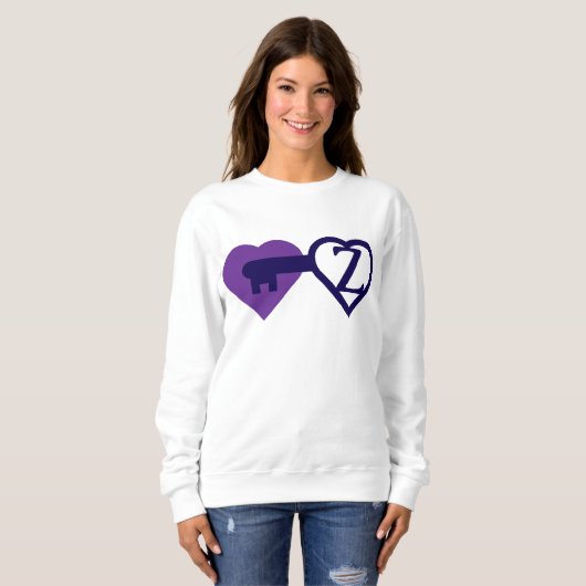 Herz und Schlüssel Sweatshirt (Vorne ganz)