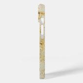 Herz und seine Blutgefäße Pergament Gem Monogramm Case-Mate iPhone Hülle (Rückseite / Links)